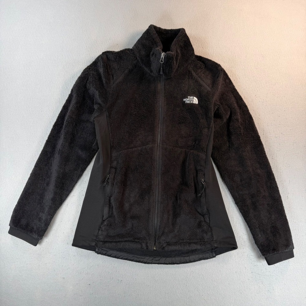 The North Face Womens Black High Pile Fleece Full Zip Jacket Size M